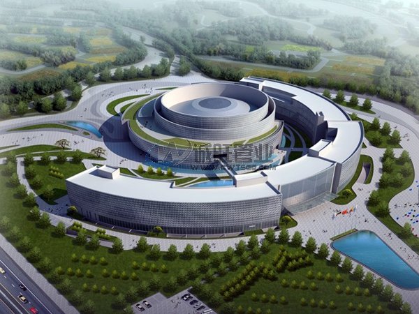 北京園林博覽中心內外涂塑鋼管